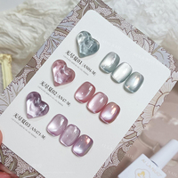 AILANUO Vernis à Ongles Gel UV Effet Œil de Chat Populaire Européen et Américain, Série 3 Couleurs, Non Toxique, Végétalien, Écologique, Longue Durée, Luxe