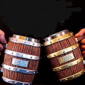 Nouvelle Tasse en Résine 1 Pièce MCA14, Gobelet à Bière Vintage en Résine, Tasse à Whisky en Acier Inoxydable Motif Dessin Animé pour Dîner en Famille - Product Image 1