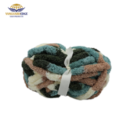 Premium Qualitäts garantie Metallic Crochet Nerz garn zum Stricken Jumbo #7 Samt Chenille Garn Häkeln Nylon garn