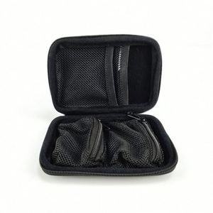 All Black Lightweight Storage Case Custom Logo for <b>Cable</b> Earphone - Product Image 4