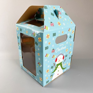 Sunshine Square Rigid <b>Boxes</b> Matte Cake Box with Window <b>Bakery</b> Packaging for Wedding Food China Wholesale Cardboard - Product Image 2