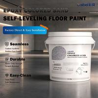 Pelapis Lantai Epoxy Dua Komponen Caibel Self-Leveling Berwarna Bebas Gelembung Tahan Lama untuk Penggunaan Komersial (Hotel, Parkir)