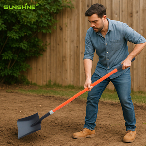 Солнечная сельскохозяйственная лопата, лопата, лопата для сельского хозяйства, лопата из углеродистой стали для сада, лопата для копания - Product Image 6