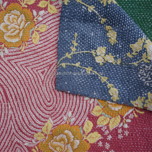 Wholesale Vintage <b>Kantha</b> <b>Quilt</b> Indian Floral Design <b>Kantha</b> Throw - Product Image 1