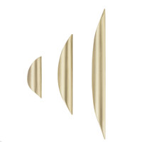 Poignées en alliage de zinc et laiton brossé, style luxe léger et moderne, pour tiroirs, armoires, meubles, poignées de porte