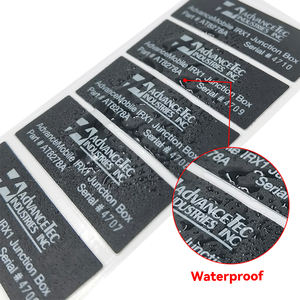 Étiquette autocollante extérieure personnalisée de haute qualité, forte et adhésive, Logo Business <span class=keywords><strong>PC</strong></span>, numéro de série, chargeur de batterie Mobile - Product Image 2