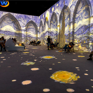 Máy chiếu tương tá<span class=keywords><strong>c</strong></span> trong nhà máy chiếu bản đồ chiếu nhập vai cho thiết bị triển lãm nghệ thuật - Product Image 1