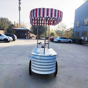 Electric Mobile Food Carts Stainless Steel Customized Street Sales Vehicles Flower Bikes <b>Zero</b> Emission Small Food Truck for Sale - Product Image 4