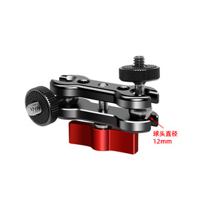แขนจับกล้องแบบ Cold Shoe Mount หัวบอล 12 มม. อลูมิเนียมอัลลอยด์ แบบปลดเร็ว สำหรับกล้อง - Product Image 1
