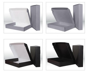 Op Maat Gemaakte Zwarte Papieren Verpakkingsdoos Voor Kleding Luxe Sieraden Cadeau High-End Reliëf Matlaminering Goud Gerecycled Materiaal - Product Image 5