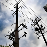 Pylône de distribution d'énergie urbaine 110 kV 220 kV - Pylône en acier au carbone galvanisé à chaud - Structure de support à haute stabilité