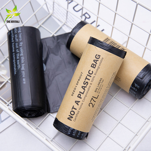 Compostable thân thiện với môi bột bắp nhà bếp Thùng rác túi rác mạnh mẽ dày khách sạn nhà bếp chất thải túi nhựa compostable - Product Image 1