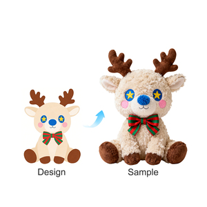 Peluche de luxe personnalisée de haute qualité, figurine en peluche premium pour cadeaux VIP - Product Image 1