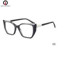 Lunettes de mode avec logo du client Lunettes de designer Monture en acétate Monture de lunettes optiques pour femmes