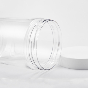 RTCO空の4オンス8オンス12オンス16オンスプラスチックジャー広口プラスチックジャムジャークリアキャンディーボトル蓋付き - Product Image 4