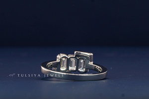 แหวนเพชรทอง 14K สังเคราะห์สำหรับผู้ชาย หรูหรา ทันสมัย เพชรสร้างในห้องปฏิบัติการ แหวนแต่งงาน แฟชั่นสำหรับผู้ชาย ของขวัญเครื่องประดับ - Product Image 4