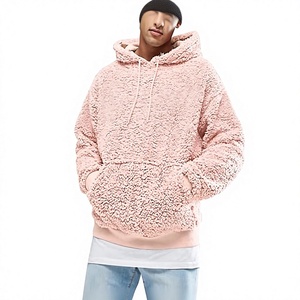 Men's Sherpa <b>Fleece</b> <b>Hoodie</b> Winter Warm <b>Teddy</b> Pullover Sweatshirt Custom Men's <b>Teddy</b> <b>Fleece</b> <b>Hoodie</b> Oversized Sherpa Sweatshirt - Product Image 1