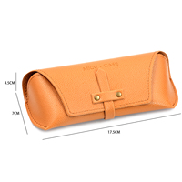 Bestpackaging personnaliser en cuir lunettes de soleil sac lunettes étui souple voyage luxe eyeglassesoft étui avec logo personnalisé D8-R45