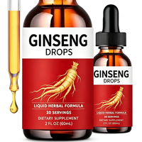 Extrait Liquide de Ginseng Rouge Panax Entier Actif pour Adultes – Soutien Immunitaire et Énergie – Approvisionnement Direct Usine