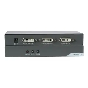 2 port full HD DVI splitter 1 in 2 out DVI video dağıtıcı