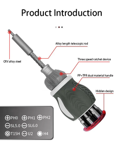 8 in 1 Portable Magneticratchet <b>Screwdriver</b> <b>Bit</b> Kit TPR Handle CRV Ratcheting <b>Set</b> MYJ-81 <b>Screwdriver</b> <b>Set</b> MYJ-81 MYJ-81 Screwdriv - Product Image 3