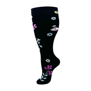 Chaussettes de compression d'été en <span class=keywords><strong>nylon</strong></span>, taille plus, 15-20 mmHg, design personnalisé, pour femmes et hommes, vente en gros - Product Image 6