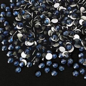 モンタナ産卸売ノンホットフィックスフラットバックガラスネイルラインストーン、ルースネイルアートバッグ、ファッションジュエリーイヤリング、接着テクニック - Product Image 1