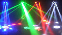 Nouvelle barre lumineuse laser Bee Eyes à 6 bras pour éclairage d'ambiance, de scène et de projection pour soirées DJ