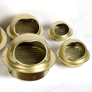 Hot Selling Stainless Steel Bull Nosed Air <strong>Vent</strong> Cover Round <strong>Wall</strong> Mounted HVAC System Caps 80mm to 300mm - Product Image 4