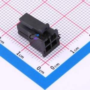 BX-MX3.0-2-2P-GJK Housing (Wire-to-Board / Wire-to-Wire) P=3mm Connector 2x2P 3mm Micro-Fit (MX 3.0) 3mm - Product Image 1