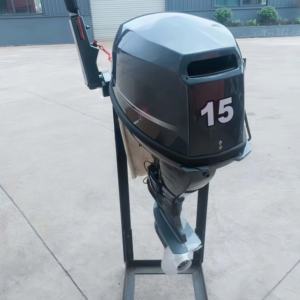 Motor fueraborda <span class=keywords><strong>F15</strong></span> de 15 HP y 4 tiempos, motor marino de 323 cc refrigerado por agua, motor fueraborda de gasolina para botes inflables de pesca - Product Image 6