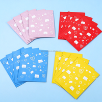 Sac en film d'aluminium scellé sur 3 côtés avec motif d'ours mignon, pochette thermoscellée pour accessoires de jouets