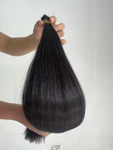 Vente chaude 100% extensions de cheveux humains vierges 6 "-32" prix d'usine direct de style vague naturelle du Viet Nam - Product Image 2