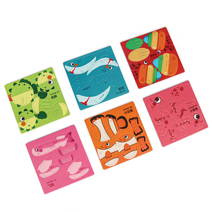 Giocattolo educativo fai da te personalizzato puzzle 3D bordo in schiuma modello di assemblaggio esercizio <span class=keywords><strong>bambini</strong></span> cartoon Animal 3D puzzle giochi per <span class=keywords><strong>bambini</strong></span> - Product Image 3