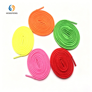 Lacets de baskets aux couleurs vives avec embouts en plastique, lacets en polyester tissé durables pour chaussures de sport <span class=keywords><strong>d</strong></span>écontractées - Product Image 5