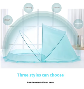 Lưới chống muỗi cho bé yurt chống muỗi đầy đủ có thể gập lại cho trẻ sơ sinh trẻ sơ sinh Giường trẻ em không đáy phổ quát có thể gập lại cho bé yurt - Product Image 5