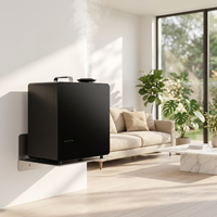 Diffuseur de parfum HVAC en métal robuste, capacité de 1000 ml, couverture olfactive de 1800 m³, machine à parfum murale commerciale