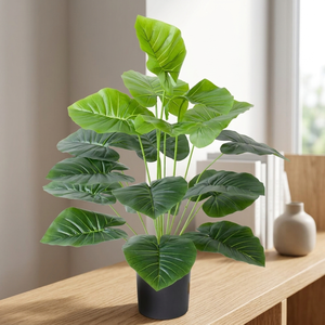 Real Touch Plástico Hojas artificiales Plantas Árbol artificial Plantas artificiales en maceta bonsái jardín interior al aire libre - Product Image 2
