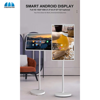 Écran intelligent multifonctionnel 21,5 pouces avec écran tactile Incell, moniteur LCD portable, Android 12, nouvelle série professionnelle, noir, 1 an