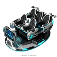 2024 directement usine chaud 9d simulateur de réalité virtuelle 9d vr 5 sièges chaise avec films VR et jeux pour le divertissement