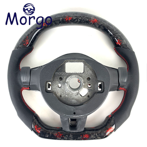 Accesorios interiores para <span class=keywords><strong>VW</strong></span> <span class=keywords><strong>Golf</strong></span> MK6 <span class=keywords><strong>Golf</strong></span> R Areton Scirocco R-Line GTI R 2008-2013 Volante de coche de fibra de carbono personalizado - Product Image 2