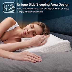 Âm Thanh Ngủ Cổ Tử Cung Hollow Chỉnh Hình Memory Foam Gối Cho Người Lớn - Product Image 4