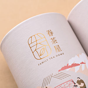 กล่องบรรจุภัณฑ์ทรงกระบอกกลมทำจากกระดาษคราฟท์ย่อยสลายได้ ขนาดสั่งทำพิเศษ สำหรับบรรจุชาแบบหลวม - Product Image 3