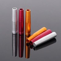 Insert de siège extérieur en aluminium OD8mm 5/16 pouces 50 grains pour flèches en bois et en bambou, connecteur de pointe de flèche, accessoires de tête de flèche