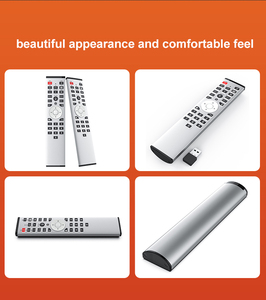 Thương hiệu mới 33-Key nhôm phổ điều khiển từ xa điều khiển bằng giọng nói AAA pin 20m phạm vi backlit cho TVS AC âm thanh Loa thông minh - Product Image 5