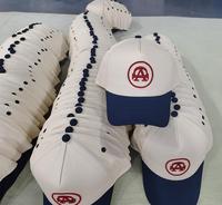 Casquette de baseball unisexe pour adulte, Bsci Sporty, bicolore, motif lettres, en coton, avec logo brodé 3D en relief, visière incurvée, personnalisable