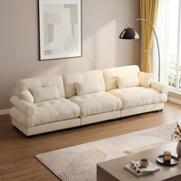 Canapé 3 places moderne de style italien en tissu pour salon, hôtel, appartement – Fournisseur de canapés doux et confortables