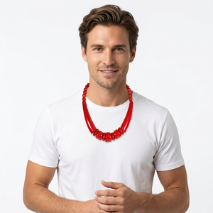 "Collar de resina hecho a mano seductor, joyería llamativa que gira la cabeza con características cautivadoras | Perfecto para mejoras de moda - Product Image 1