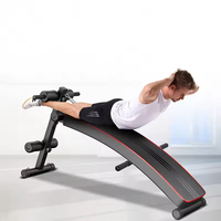 Appareil d'exercice multifonctionnel pour les muscles abdominaux et l'abdomen Fitness Supine Board Customized Folding Sit-Up Bench