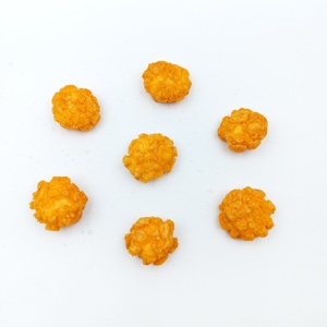 Craquelins de riz frit semi-doux, <span class=keywords><strong>sans</strong></span> <span class=keywords><strong>gluten</strong></span>, saveur fromage, petites boules, pour la vente en gros aux distributeurs de produits alimentaires en vrac - Product Image 2